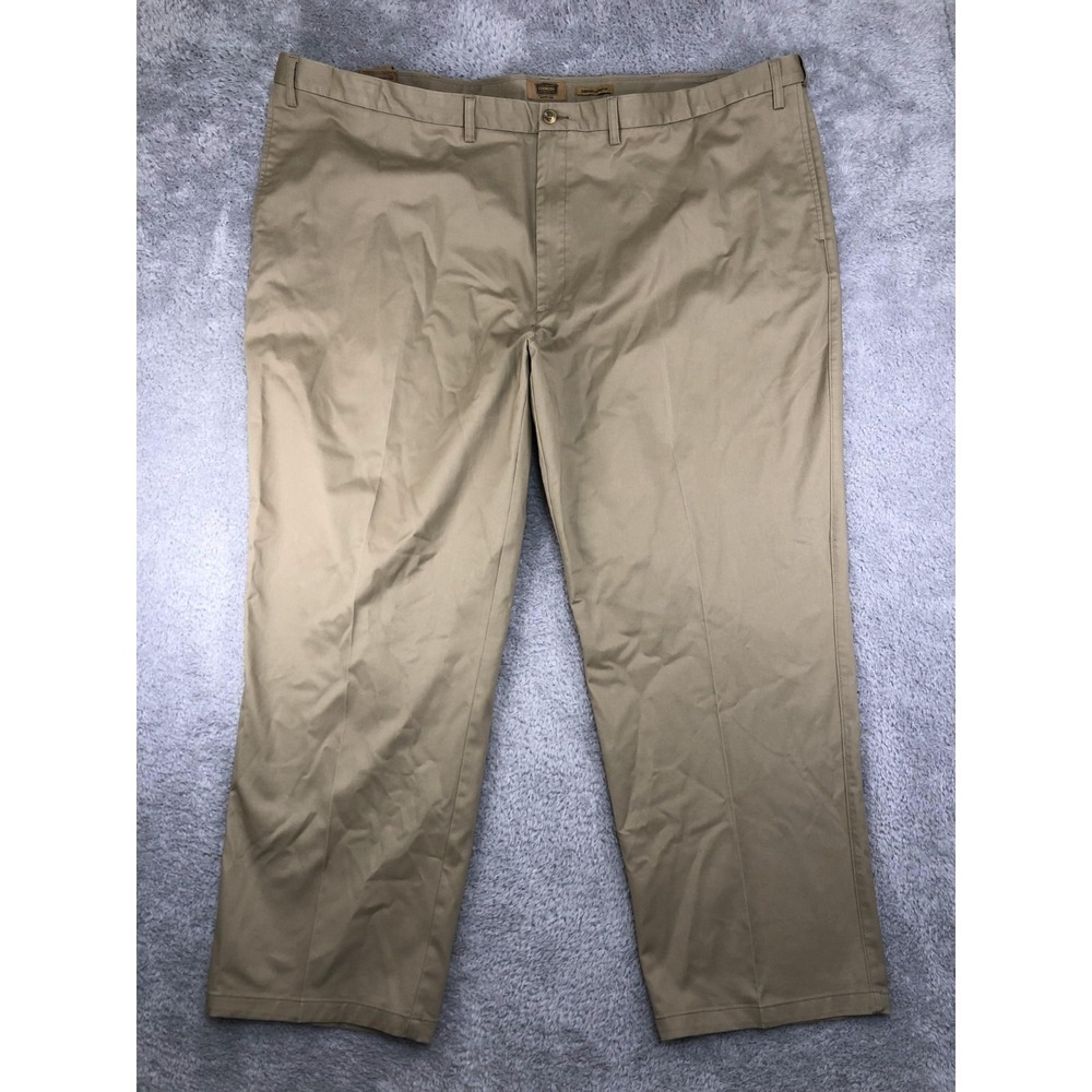 Foundry Pants Mens 56x32 (Tag 58x332) Brown NWT Chino Worry Free Comfort Stretch